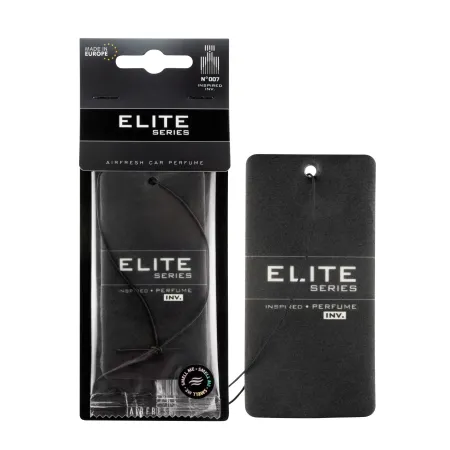 Premium car fragrance inspired by INV. Marine breeze, citrus freshness and woody accords in elegant ELITE design by AirF